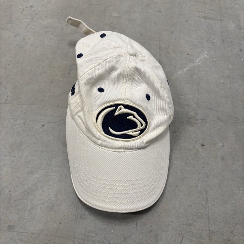Penn State Nittany Lions Baseball‎ Cap Adjustable White Navy Blue Unisex